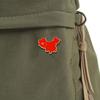 Sueño Chino broche de bandera roja mapa pin de amor bandera del Día Nacional bandera roja de cinco estrellas juegos insignia patriótica