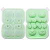Molde de Gelo de Silicone de Grau Alimentício Formato Urso Cyber Celebridade Artefato de Gelo Congelado Gelo de Hóquei Gelo Congelado Caixa de Gelo Silicone Criativo Whisky
