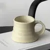 Taza de Cerámica Taza de Café para Desayuno Taza de Leche Té de Desayuno Bebida Caliente Bebida Fría Gran Capacidad Color Sólido
