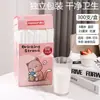 Embalagem de Bebê Palito Único Espesso Grau Alimentício Embalado Individualmente Descartável Plástico Palito para Chá de Leite Materno Palito Fino Infantil Substituição