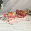 Nueva Tarjeta de Felicitación Creativa para el Día de la Madre Mejor Mamá Pop-Up Plegable Bendición de Gratitud Regalo Tarjeta Pequeña Venta al por Mayor para Exportación