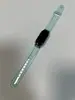 Adequado para Pulseira Xiaomi 10/9/8 Pulseira Universal Série Glacier Incluindo Verde Fluorescente, Preto Transparente, Azul Claro,