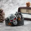 Cinto com Fivela de Liga de Crânio Flamejante Agressivo Masculino Retrô Americano Moda Hip Hop Personalizado Gravado Masculino