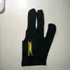 Guante de billar guante sala de billar público de billar guante de tres dedos antideslizante seda de hielo modelo regular zurdo negro ninguno