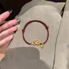Pulseira Trançada de Moedas Pônei Popular do Livro Vermelho Pequeno, Pulseira do Ano do Cavalo do Zodíaco, Pulseira Versátil, Peça Única Dropshipping