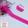 Acessórios de Renda Elástica Colorida para Decoração de Tecido DIY Feito à Mão, Decoração de Bainha de Saia, Materiais Estreitos Pretos e Brancos