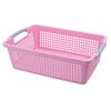Cesta de Almacenamiento de Escritorio de Plástico, Cesta de Almacenamiento Multifuncional para Artículos Varios, Colorida Estilo Japonés para Dormitorio y Baño
