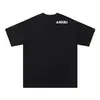 Camiseta Informal Holgada de Cuello Redondo de Manga Corta con Estampado y Lavado Vintage, Tendencia Streetwear Estilo Americano 2026 para Exportación