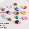 Cuentas de Bolas de Hilo Pintadas en Acrílico, Cuentas de Calabaza de Colores Caramelo, Cuentas Hechas a Mano para DIY con Agujero Recto, Cuentas Redondas, Accesorios para Cadena de Teléfono Móvil
