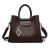 Bolsa Feminina de Couro Genuíno de Marca 2026 Novo Modelo Couro Bovino de Primeira Camada Bolsa de Ombro Transversal Bolsa Tote de Grande Capacidade