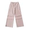 Pantalones de pierna ancha estilo retro americano para mujer, estilo Spice Girls, de verano 2024, holgados, de cintura alta y deportivos de calle.