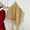 Hebilla de concha importada ~ bufanda decorativa de lana de color liso para estudiantes, cálida, nueva para otoño e invierno, para hombres y mujeres