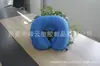 Almohada Inflable en Forma de U Automática de Presión sin Aire, Almohada Portátil para Dormir para Viaje de Negocios, Almohada para el Cuello, Almohada Inflable, Almohada