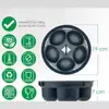 Cozedor de Ovos Cinco Furos Ovos Cozidos Acessórios de Cozinha Compatível com Mc Smart/Connect Cinco em Um