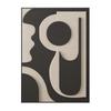 Póster de estilo nórdico moderno, abstracto, ligero, de lujo, geométrico tridimensional, para dormitorio y sala de estar, pintura decorativa sin marco de Amazon