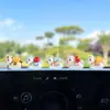 Fofo e Fofo Cavalo do Zodíaco Enfeites de Carro de Ano Novo Carro Elétrico Console Central Interno Estação de Trabalho para Computador Decoração do Ano do Cavalo