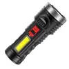 Linterna pequeña transfronteriza, luz lateral LED COB recargable para exteriores, luz de trabajo multifuncional, linterna pequeña de alta intensidad, venta al por mayor