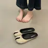 Zapatos Retro de Punta Dividida de Nicho para Mujer 2026 Nuevos Zapatos de Lunares Hada Zapatos de Pezuña de Cerdo Suela Suave Mocasines sin Talón de Punta Cerrada