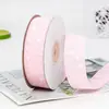 Fita Costurada com Bolinhas Estampadas e Estrelas, 2,5cm, Fita para Embrulho de Presente, Fita Costurada Colorida, Fita para Embalagem de Presente