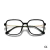 Studiomuku Madera Gafas Frescas Carpe Diem Cuadrado Marco Grande Marco de Gafas Ultraligero Marco de Gafas Texturizado