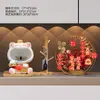 Luxo Leve de Alta Qualidade Pato Feliz Armazenamento de Chaves Decorações de Resina para Desktop Presentes de Inauguração de Casa Sala de Estar Decoração de Casa