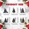 Decoración para la Punta del Árbol de Navidad Set de 12 Piezas Temática The Nightmare before Christmas Colgantes de Madera para Decoración de Puertas y Ventanas del Árbol de Navidad