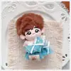 Ropa para Muñecas Miniatura Ropa y Sombreros para Muñecas de 5 cm 5 cm 7 cm Cuerpo de Animal Cuerpo de Estrella de Mar Falda Creativa de Peto de Mezclilla