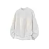 Sudadera unisex estilo americano minimalista tie-dye con cuello redondo, nueva tendencia otoño e invierno 2026, suelta casual, sudadera de imitación de dos piezas