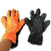 Luvas de Lavagem de Carro de Chenille de Cinco Dedos Novas Selecionadas Cuidadosamente Transfronteiriças para Limpeza de Carro Patas de Urso com Forte Absorção de Água e Forte Poder de Descontaminação
