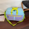Bolsa de Yoga Color Block Transfronteiriça, Grande Capacidade, Versátil, Leve para Esportes e Fitness, Mala de Viagem para Viagens de Curta Distância