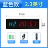 Bestseller transfronterizo, temporizador LED de fitness de 6 dígitos, temporizador de intervalos para estudio, reloj de pared multifuncional para estudios de boxeo y yoga