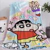 Manta Fofa do Crayon Shin Manta de Soneca para Crianças do Jardim de Infância Cobertor de Cama Dormitório de Estudante Cama Cama Manta de Cama Uso Duplo