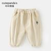 Ropa de Bebé Kaka Panda Pantalones Tejidos Casuales para Niños Ropa de Otoño para Niños Pantalones Largos de Bebé para Niñas Ropa Infantil