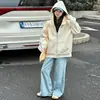 Ropa exterior de primavera y otoño para niñas 2026 nuevo top con capucha holgado estilo coreano para niños mayores, chaqueta de otoño de manga larga para niñas