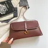 Bolso casual de moda estilo coreano, estilo para ir al trabajo, bolso pequeño cuadrado para el hombro para mujer, color liso, bolso de hombro chic y artístico
