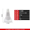 Balde Cônico Reflexivo de EVA PVC 90cm Cone de Advertência Sonoro e Luminoso para Bloqueio de Estrada de Cura Rápida Cone de Sorvete Outro