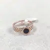 Anillo de acero de titanio transfronterizo de alta calidad para mujer, con cabello lacio especial de fábrica, nuevo y superventas, tendencia de retención de color, joyería que combina con todo.