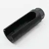 Manguito de inserción roscada de plástico negro, adaptador de casquillo cilíndrico duradero para accesorios de herramientas eléctricas