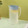 Jarra de Água Fria Doméstica de Grande Capacidade para Verão 1.5L/2L Copo de Água Jarra de Água Fria para Geladeira Suco Bebida Chá