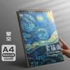 Livro de Desenho para Esboço Desenho à Mão A3 Papel para Desenho Esboço A4 8K Conjunto para Estudantes Livro de Desenho 8 Aberturas Caderno para Lápis de Cor Álbum de Arte