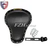 Accesorios para Motocicleta Harley Cruise Prince Coche Modificación Retro Gancho Clavo de Cobre Resorte Cuero Asiento Individual Bolsa de Asiento Cojín