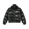 MTLCLOTHES chaqueta de invierno para hombre, nueva, de nicho, cuello falso de dos piezas, acolchada, color liso, corta, cálida, acolchada de algodón, moda