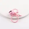 Set de Tres Piezas de Figura de Ocho Pintada de Colores con Cierre de Langosta, Llavero de Campana, Colgante para Bolsos DIY, Accesorios de Colgante de Cuentas