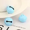 22mm cor doce 17mm pintura colorida Sino pequeno 2diy coleira de animal de estimação acessórios chaveiro bolsa pendurar Sino pequeno