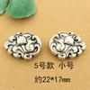 Joyería de Plata del Tíbet Pixiu con Cuentas Kirin con Cuentas Accesorios DIY Pulsera de Cristal Accesorios para Pulseras Accesorios de Zorro de Plata Tailandesa