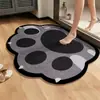 Alfombrilla de baño de tierra de diatomeas Footprint, alfombrilla de baño, alfombrilla absorbente y antideslizante para la entrada del inodoro, duradera y fácil de limpiar