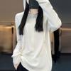Nuevo Suéter de Lana con Capucha para Mujer, Sudadera de Media Botonadura, Sudadera con Capucha Ajustada, Suéter Caliente, Suéter de Lana de Punto para Base con Capucha