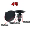 Teto Snap Universal Rivet de Espinho para Árvore de Natal Botão de Pressão Clipe de Carro Revestimento de Porta-Malas Plástico