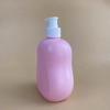 Botella Rosa de 500 ml de Desinfectante para Manos Pe Champú Cosméticos Loción Corporal Sub-Botella Botella de Desinfectante para Manos con Burbujas