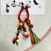 Jingdezhen Charms para Bolsa Atacado Chaveiro de Cerâmica Morango Feito à Mão Artístico Fresco e Delicado Fofo Charms para Bolsa